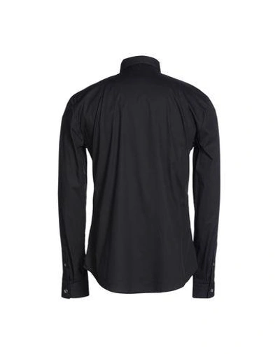 Shop Mcq By Alexander Mcqueen Solid Color Shirt In Black