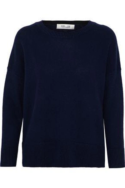 Shop Diane Von Furstenberg Woman Cashmere Sweater Midnight Blue