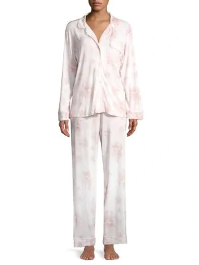 Shop Eberjey Aquarela Pajama Set In Multi