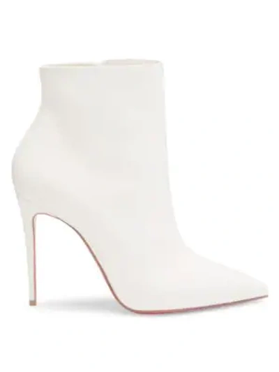 Shop Christian Louboutin So Kate 100 Leather Booties In Latte