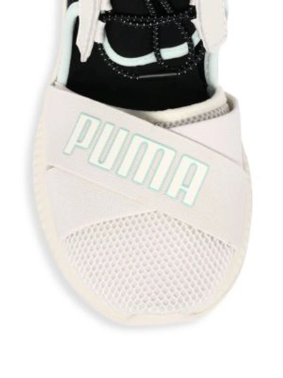 Shop Puma Fenty Avid Cutout Trainers In White