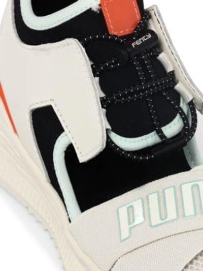 Shop Puma Fenty Avid Cutout Sneakers In White