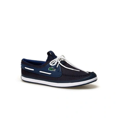 Lacoste Men's Landsailing Textile Boat Shoes In Navy/dark Blue | ModeSens