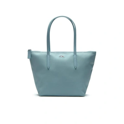 Shop Lacoste Women's L.12.12 Concept Small Zip Tote Bag In Sterling Blue