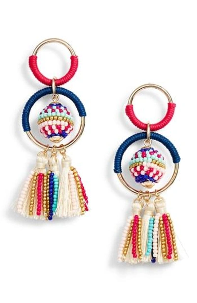 Shop Rebecca Minkoff Blair Ball & Hoop Earrings In Multi/ Gold