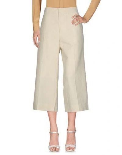 Marni Cropped Pants & Culottes In Ivory