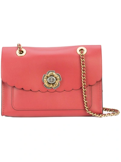 Shop Coach Tea Rose Turnlock Parker Bag