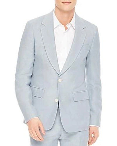 Shop Sandro Notch Slim Fit Sport Coat In Sky Blue