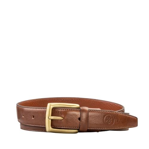 mens tan leather dress belt