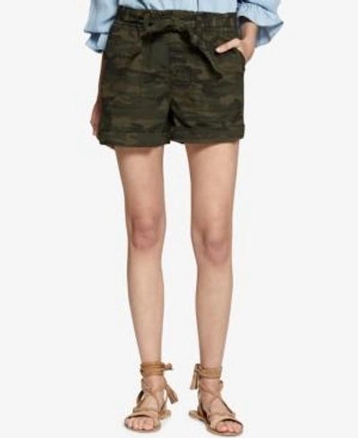 Shop Sanctuary Daydreamer Camo-print Shorts In Mother Nature Camo