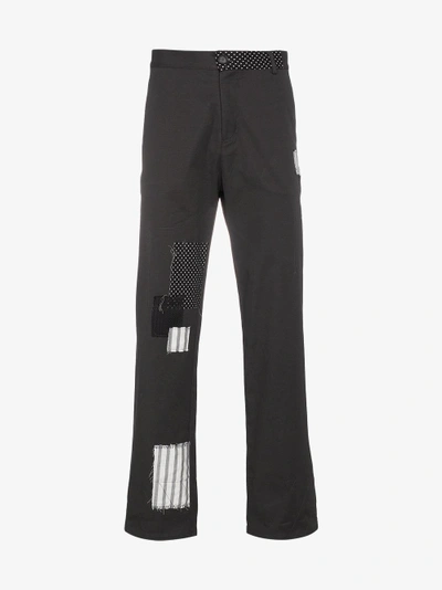 Shop 78 Stitches Grey Patchwork Trousers