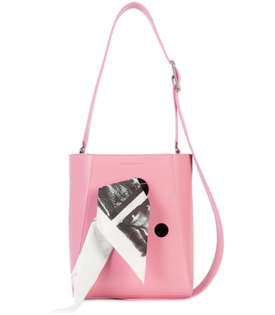 Shop Calvin Klein 205w39nyc Pink Bandana Bucket Bag