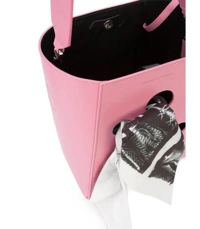 Shop Calvin Klein 205w39nyc Pink Bandana Bucket Bag