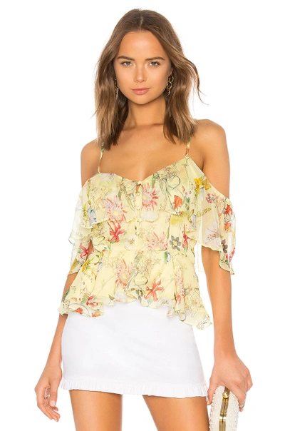 Shop Parker Remedy Top In Yellow. In Spring Sangria