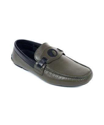 olive green moccasins