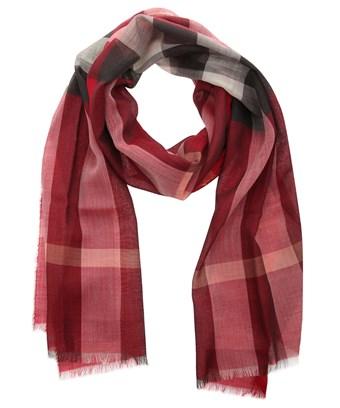 Burberry Scarf In Red-black-white 