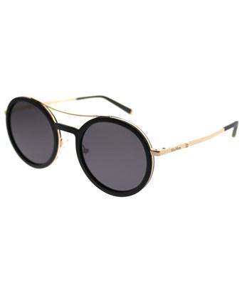 black and gold round sunglasses