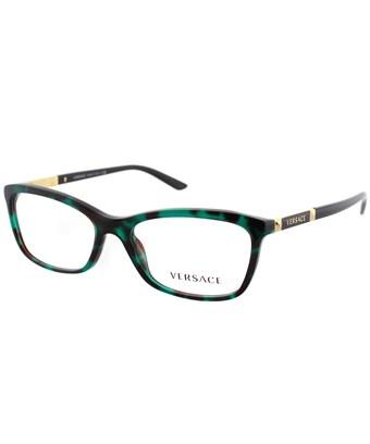 versace rectangle eyeglasses