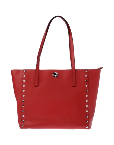 Shop Michael Michael Kors Handbags In Red