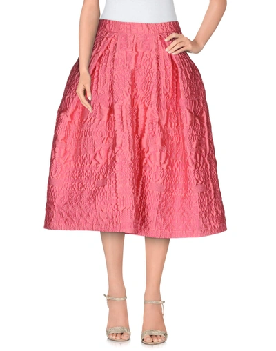 Shop Mary Katrantzou 3/4 Length Skirts In Light Purple