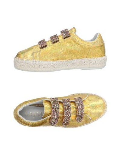 Shop Lagoa Sneakers In Gold