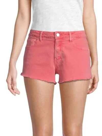 Shop Paige Emmit Denim Shorts In Vintage Wildflower