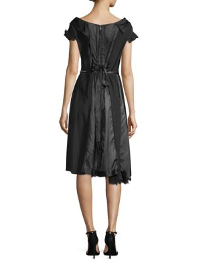Shop Marc Jacobs Two-tone A-line Dress In Black