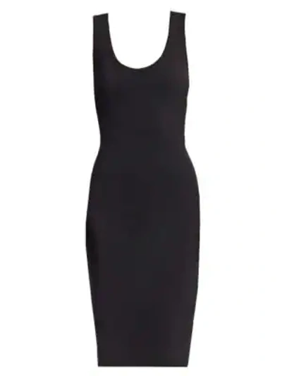 Shop The Row Borelle Scoopneck Dress In Black