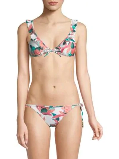 Shop Vix By Paula Hermanny Bluebell Ruffle Bikini Top