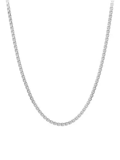 Shop David Yurman Sterling Silver Chain Necklace