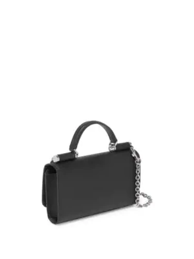 Shop Dolce & Gabbana Dauphine French Flap Bag In Black