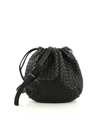 intrecciato nappa shoulder bag