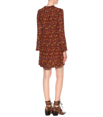 Shop Chloé Floral-printed Minidress In No