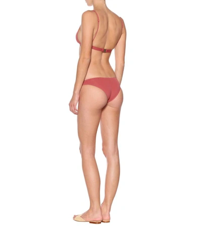 Shop Melissa Odabash Malta Bikini Top In Red