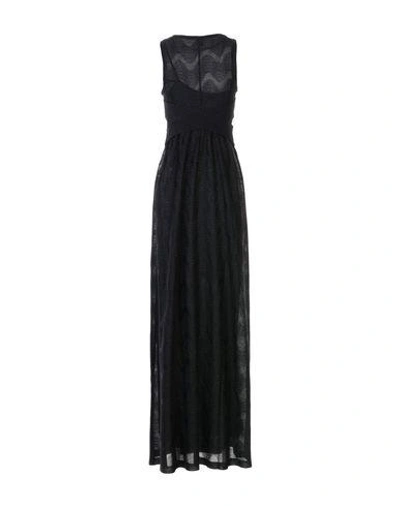 Shop M Missoni Midi Dress In Black