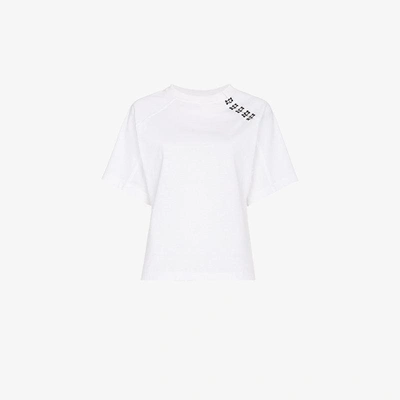 Shop Olivier Theyskens T Shirt With Hook Details In White