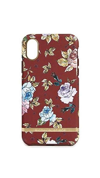Shop Richmond & Finch Red Floral Iphone Case
