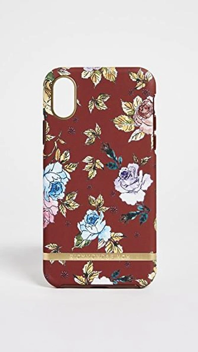 Shop Richmond & Finch Red Floral Iphone Case