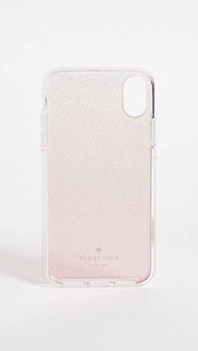 Shop Kate Spade Pink Glitter Ombre Iphone X /xs Case