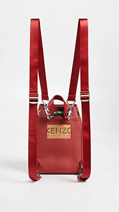 Shop Kenzo Mini Backpack In Medium Red