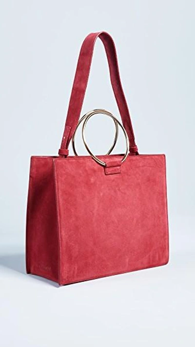 Shop Tara Zadeh Roshan Tote Bag In Cherry