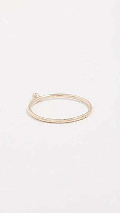 Shop One Six Five Jewelry Fleck Ring In Yellow Gold