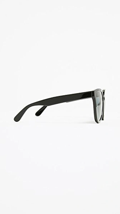 Shop Roberi & Fraud Faye Sunglasses In Black/black