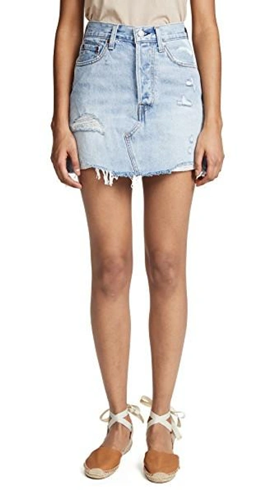 Shop Levi's Deconstructed Skirt In What's The Damage