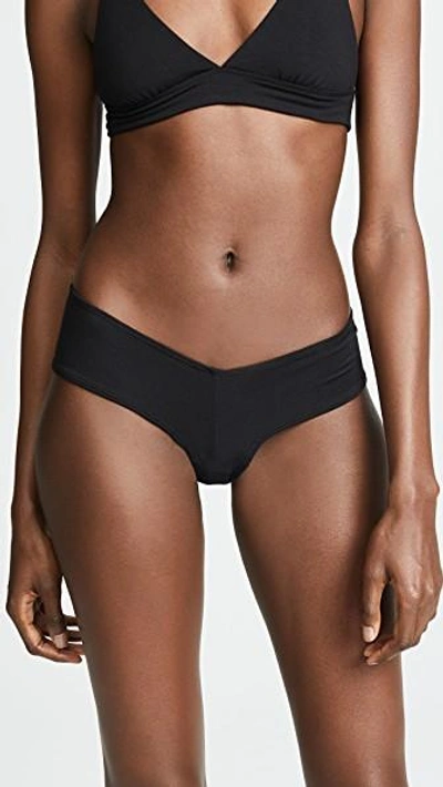 Shop Les Coquines Luca Cheeky Bottoms In Noir