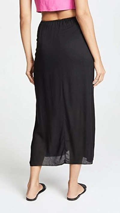 Shop Coolchange Solid Nuella Skirt In Black