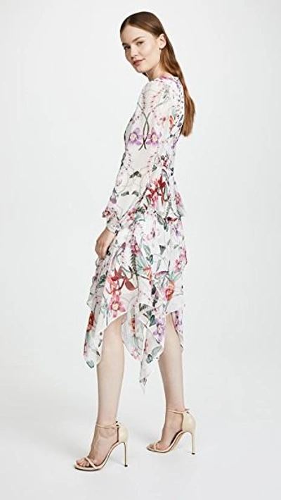 Shop Thurley Poppy Print Layered Dress In Multi