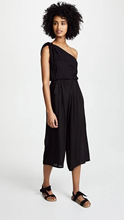 Shop Coolchange Solid Faye Jumpsuit In Black