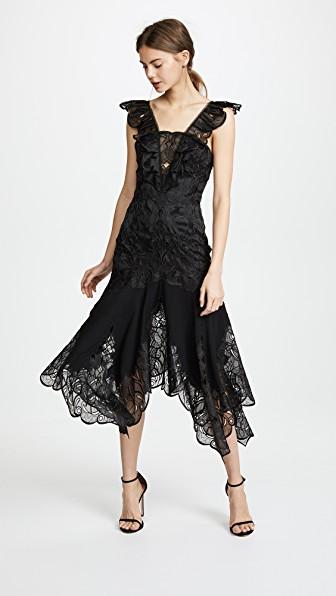 jonathan simkhai black lace dress