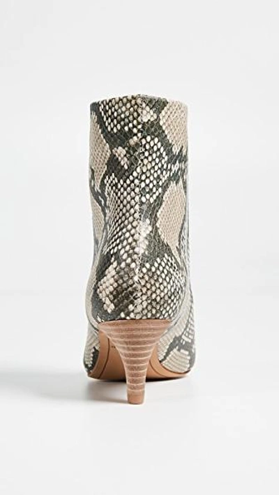 Dolce Vita Dee Dee Booties In Snake Print